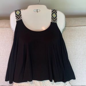 Ella Moss Beaded Tank Top - Size XS - Black - Brand New Condition